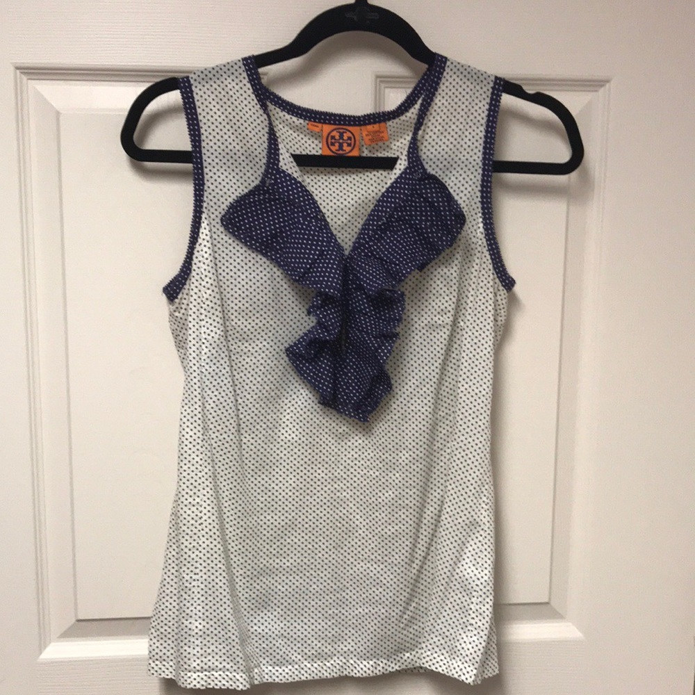 Tory Burch sleeveless top.